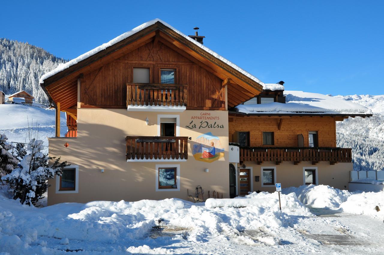 B&B Apartements La Palsa San Cassiano  Bagian luar foto